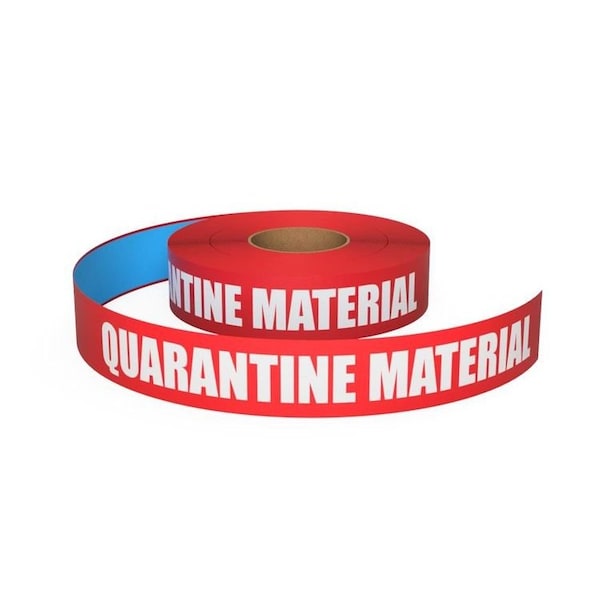 Ergomat Durastripe In-Line Printing 2in x 50ft Red - QUARANTINE MATERIAL DSIL250-R-QUARANTINEMATERIAL - main